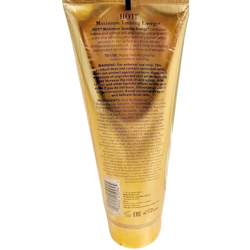 Australian Gold Hot Tanning Lotion for Deep, Long-Lasting Color