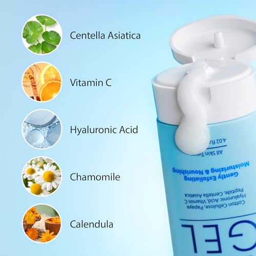 Brightening Peeling Gel with Rice Papaya & Hyaluronic Acid - 4.02 Fl Oz 2 Pack