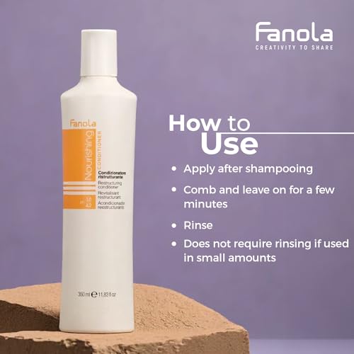 Fanola Nutri Care Restructuring Hair Conditioner 33.8 Fl Oz - Nourishing Moisturizer