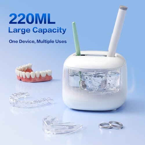 Keswel Ultrasonic Retainer Cleaner Machine 49kHz Deep Dental Sanitizer