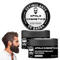 Beard Balm for Men 2PCS - Shea Moisture Beard Growth Vitamins & Stimulating Oil