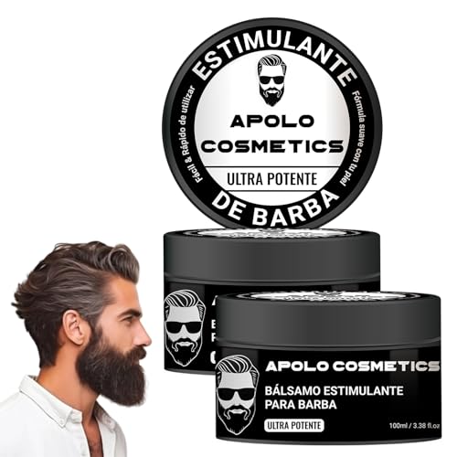 Beard Balm for Men 2PCS - Shea Moisture Beard Growth Vitamins & Stimulating Oil