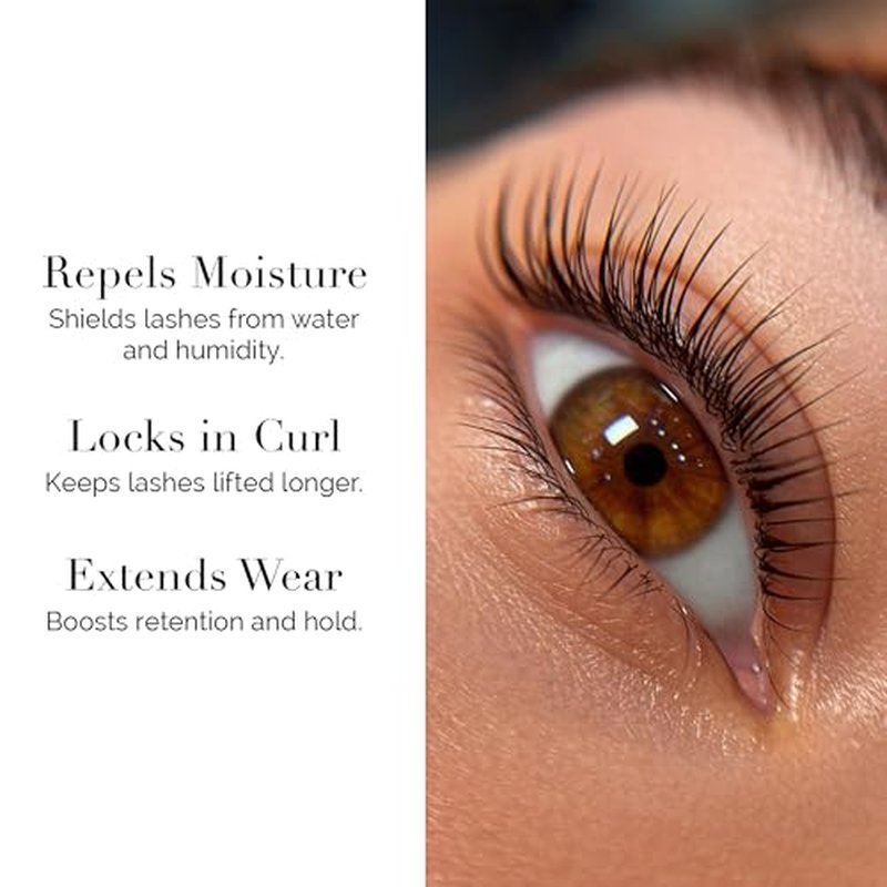 Dlux Professional Lash Sealant for Eyelash Extensions - Lash Sealer For Cluster Lashes DIY Lash Extension Coating Long Lasting 2 Weeks Lash Seal, Lash Tech Gifts for Women