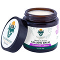 Grass Fed Beef Tallow Balm for Face and Body with Shea Butter, Organic Jojoba Oil, Honey, and Beeswax ? Beef Tallow for Skin ? Lavender and Lemon ? 4 oz