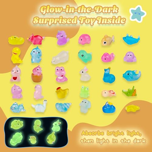 Kids Bath Bombs with Surprise Toy & Glow-in-The-Dark Inside - 30 Pack