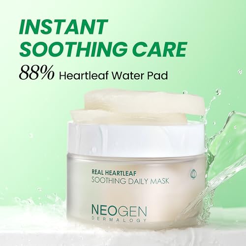 Heartleaf Soothing Facial Pad Set - Daily Toner Pads for Sensitive Skin - 40 Pads