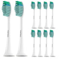 YMPBO Green Toothbrush Replacement Heads for TAO Clean UV Sanitizing Sonic Toothbrush - 10 Pack