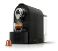 Black Espresso Pod Machine - Compact 19-Bar Nespresso Compatible Coffee Maker