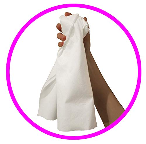 Biodegradable Salon Hair Towels Small - Disposable Hair & Spa Towels for Women