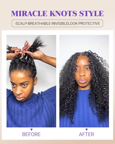 Natural Black Feather Crochet Hair Extensions 16 Inch 120g - Knotless & Pre-Looped