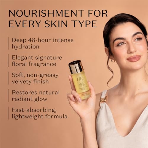 Lily Satin Body Oil - Deep Hydrating, Fragrance Primer & Glow - 5 fl oz