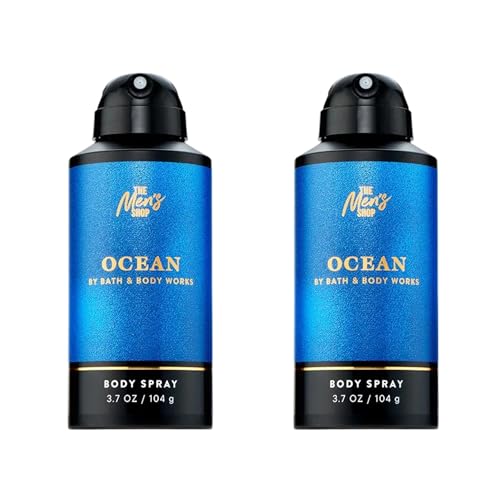 Bath & Body Works Ocean Body Spray for Men - 3.7 fl oz, Pack of 2