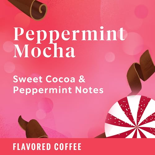 Starbucks Peppermint Mocha K-Cup Pods – 60 Pods (6 Boxes, 10 Count Pack) Naturally Flavored