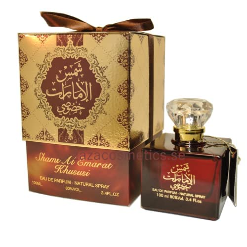 Long Lasting Arabian Perfume for Women 3.4 Fl Oz - Exotic Amber Vanilla Fragrance