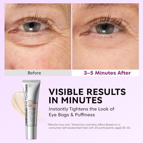 Instant Firm Eye Tightener: Upgraded Formula for Women Helps Reduce Eye Bags Puffiness and Wrinkles in 3-5 Minutes When Time Matters 1.34 oz