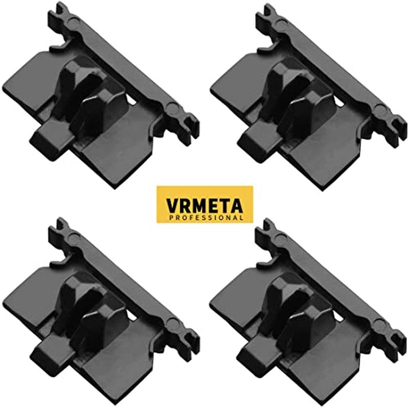 4 pcs DIY Hair Clippers Accessories Cam follower Replacement Swing Head Guide Block Plastic Tongue fit Wahl Magic Clip 8148/8504/8591/1919 Repair Part (4 Black)