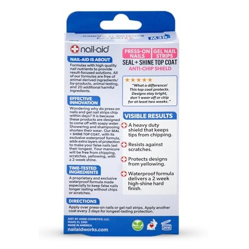 Nail-Aid - SEAL & SHINE TOP COAT (Pack of 2)