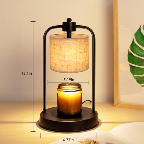 Electric Candle Warmer Lamp with Timer & Dimmable Light - Wax Melts & Jar Candles