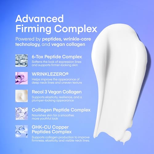 Neck Firming Cream with Gua Sha Massage Roller - Korean Retinol Collagen - 1.7 FL OZ - Variation 1
