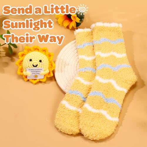 Yellow Sunflower Gift Box for Women - Luxury Self-Care Package, Birthday & Get Well Gifts