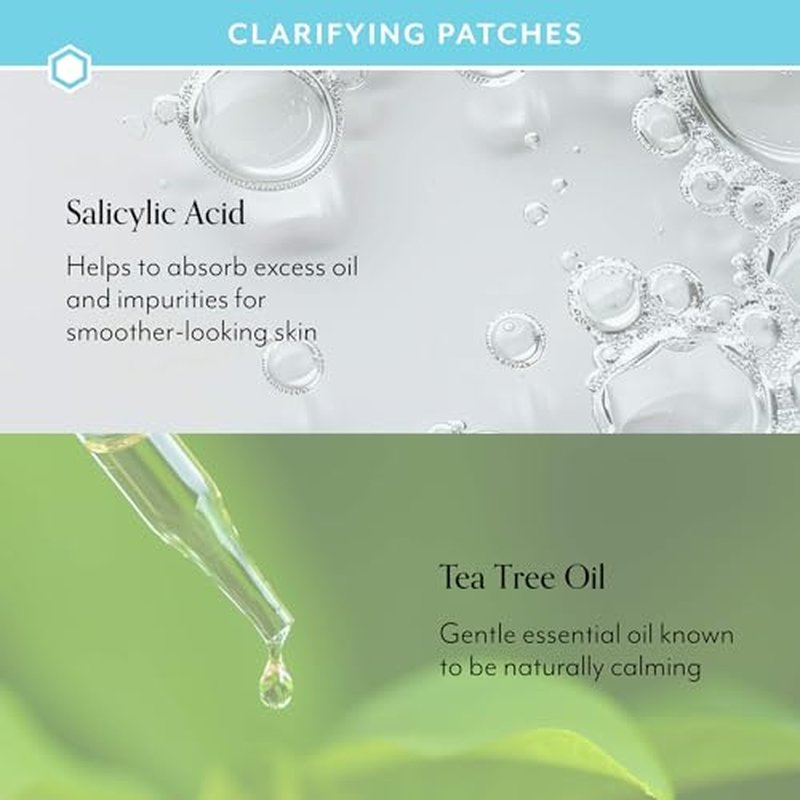 Bliss Clear Genius Blemish Patches ? Salicylic Acid & Zinc for Fast Relief & Prevention, Clarifying Spot Treatment - 3 Pack