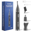 ULAIDO 3-in-1 Nose Ear Eyebrow Body Hair Trimmer for Men, Painless Rechargeable Grooming Kit