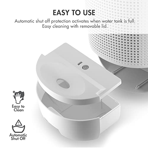Tenergy Sorbi 1000ml Air Dehumidifier & Air Purifier with HEPA Filter, Auto Shutoff, Touch Control, Ultra-Quiet - Ideal for Closets & Bathrooms