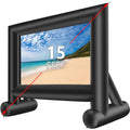 15ft Inflatable Projector Screen with Air Blower & Storage Bag - Front & Rear Projection