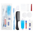 10 Pack Travel Toiletry Kits with Individually Packaged Personal Hygiene Supplies
