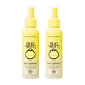 Sun Bum Blonde Hair Lightener Spray 4 Fl Oz Pack of 2 - Vegan, Paraben-Free, Brightening Hair Enhancer for Blondes