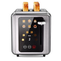 Full Touch Screen Toaster 2-Slice Smart Toaster for Bread - Silver
