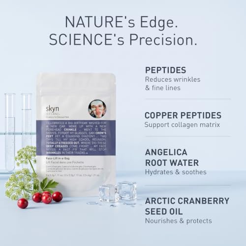 skyn ICELAND Facelift in-a-Bag Face Patches, Peptides & Coenzyme Q10,