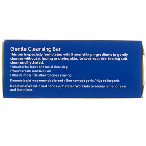 Gentle Cleansing Bar, 4.5 Ounce Bar (Pack of 3)