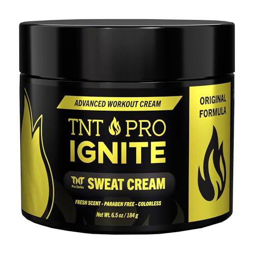 TNT Pro Ignite Sweat Cream - 1 Count Hot Thermogenic Gel for Enhanced Workout Sweat
