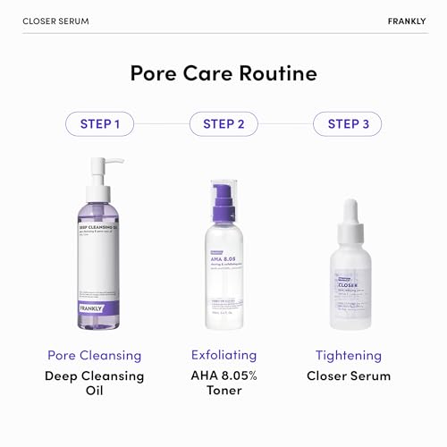 Pore Care Set with Cleansing Oil, Peptide Serum & Toner – Vegan Skin Care Kit