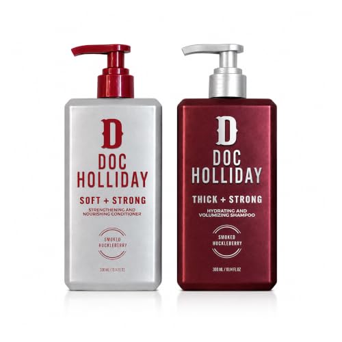 Men's Thick & Soft Shampoo & Conditioner Set - 10 Fl Oz (Pack of 2) - Desert Botanical