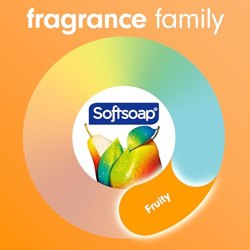 Softsoap Antibacterial Liquid Hand Soap,Gentle Clean,Sparkling Pear Scent Hand Soap,11.25 Ounce,(Pack of 12)