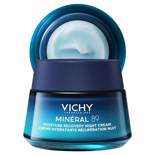 Vichy Minéral 89 Night Moisturizer - Hydrating Face Cream with Hyaluronic Acid