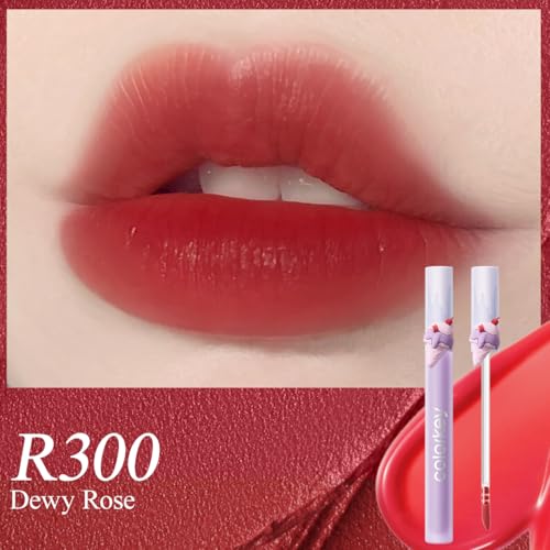 COLORKEY Soft Matte Water Tint Dessert Series, Ice Cream Limited Edition - Long-Lasting, Transfer-Proof, Hydrating Lip Tint with Dual-Texture Finish, Water-Gloss on Application, Matte After Set
