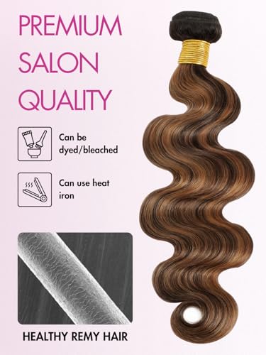 Brazilian Virgin Remy Human Hair Body Wave Bundle - Honey Blonde FB30