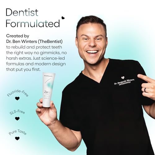 Nano Hydroxyapatite Fluoride-Free Toothpaste for Enamel Repair & Sensitive Teeth - Mint, 4oz
