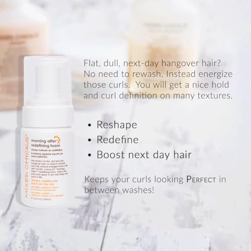 Mixed Chicks Morning After Redefining Hair Foam, 3.4 fl.oz.