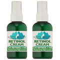 2 Pack Retinol Cream for Face and Body - Lightweight Pore-Friendly Night Moisturizer 4.48 oz