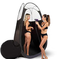 Large Portable Spray Tan Tent with Clear Window & Extraction Opening