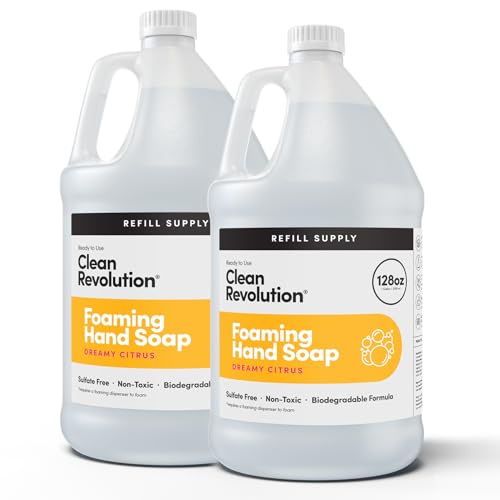 Foaming Hand Soap Refill Dreamy Citrus 128 Fl Oz Pack of 2 - Silky Moisturizing Formula