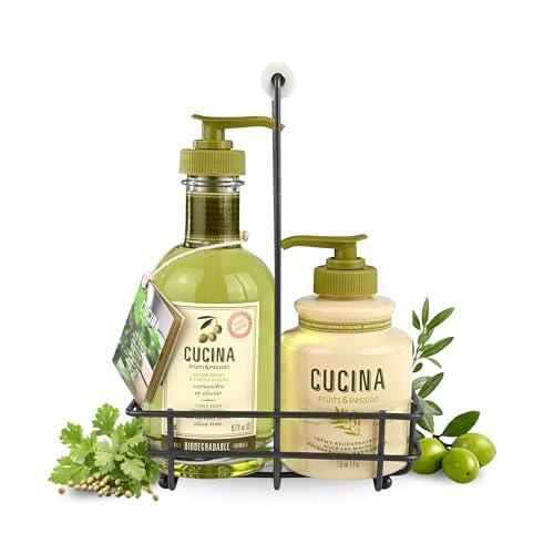 Hand Care Duo Gift Set with Liquid Soap & Hand Cream - Coriander & Olive