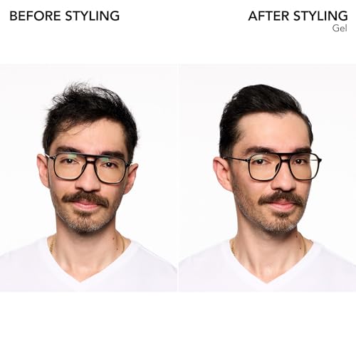 Hair Gel Sculpting Medium for All Hair Types - Flexible, Shine & Flake-Free Finish - 5 Oz