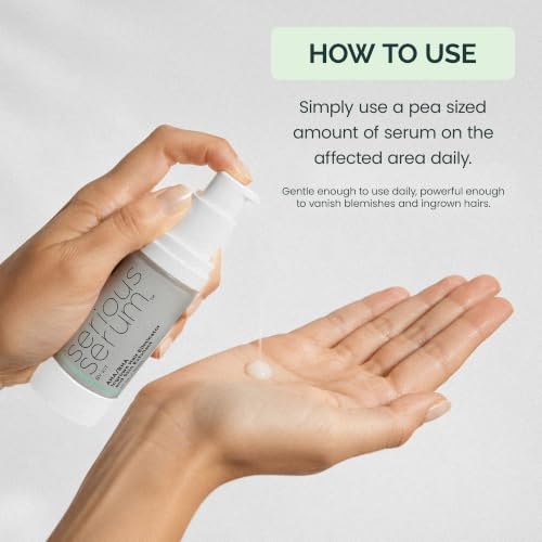 Ingrown Hair Treatment Serum with Salicylic & Glycolic Acid for Face & Body