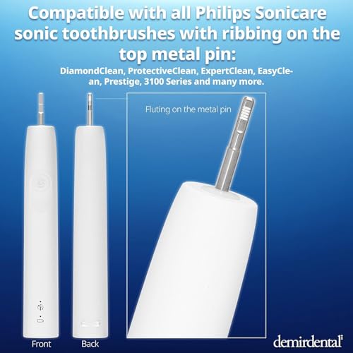 Charcoal Mini Hard Replacement Brush Heads for Philips Sonicare - Black, 8 Pack - Variation of Black / 8 Count