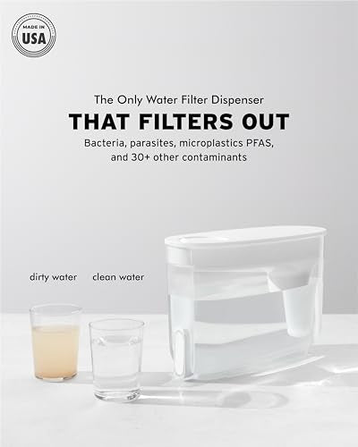 LifeStraw Home 18-Cup BPA-Free Water Filter Dispenser with Microfilter